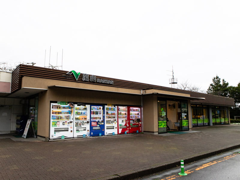 嵐山PA(下り)の外観