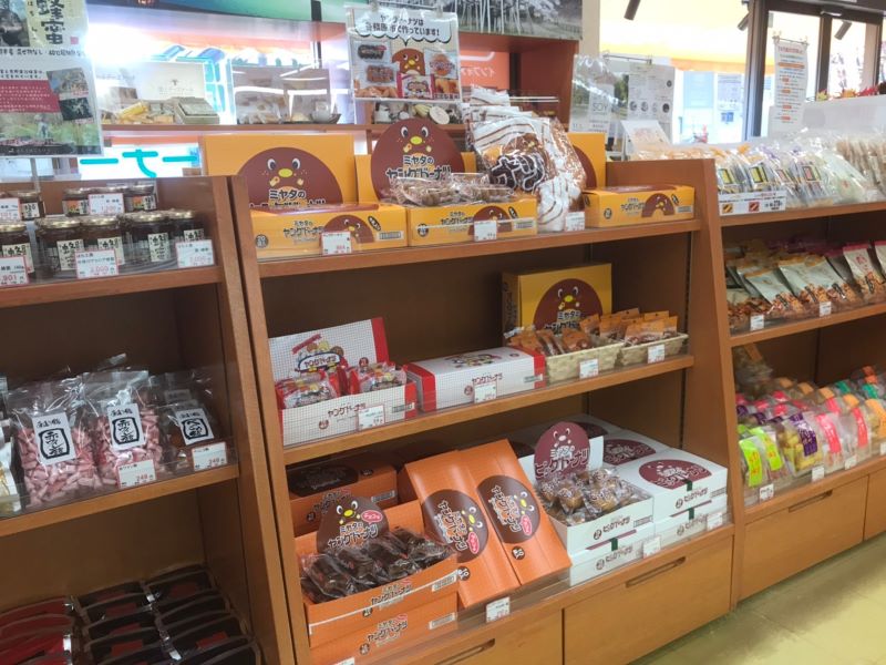 川島PAのお土産　ミヤタのドーナツ