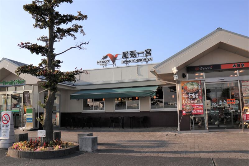 尾張一宮PA上り外観