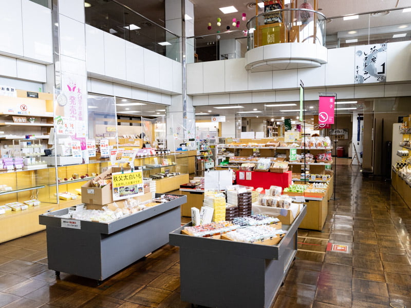 秩父鉄道・秩父駅のお土産売り場