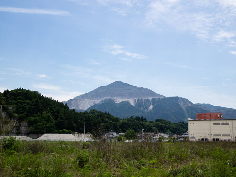 秩父の武甲山