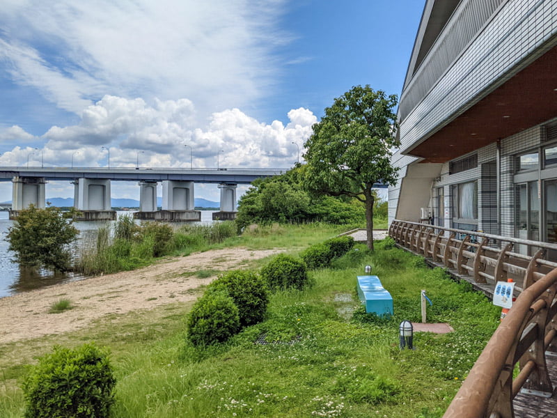 びわ湖大橋米プラザの足洗場