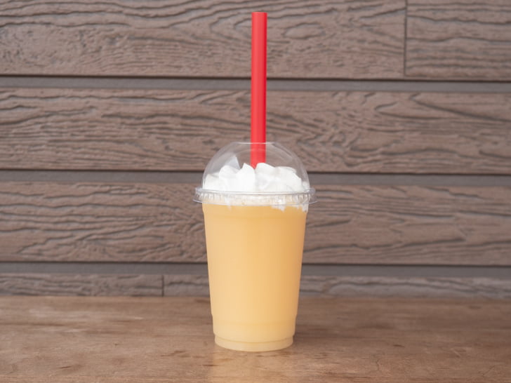 道の駅 笠岡ベイファーム:ひまわりカフェ 白桃スムージー