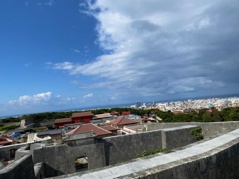 首里城からの景色