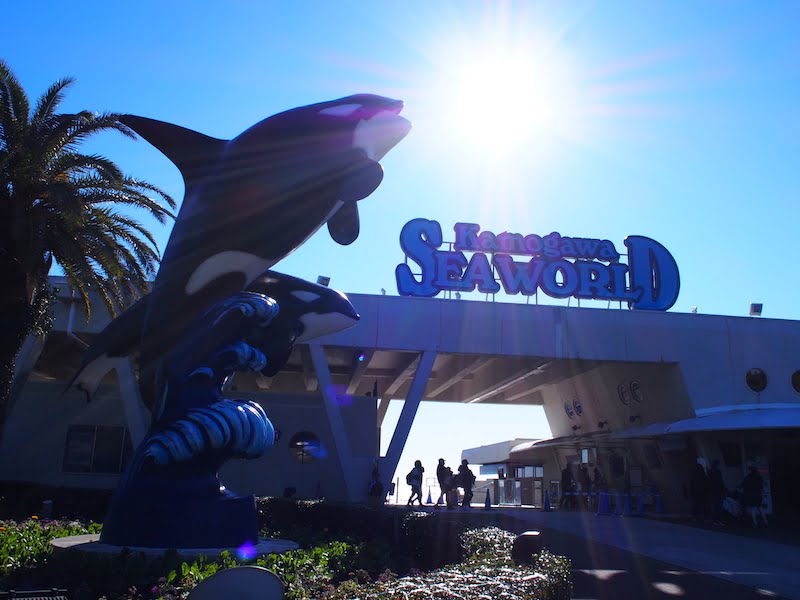 鴨川シーワールドのエントランス