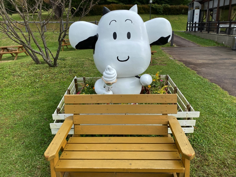 大山まきばみるくの里 牛のキャラクター