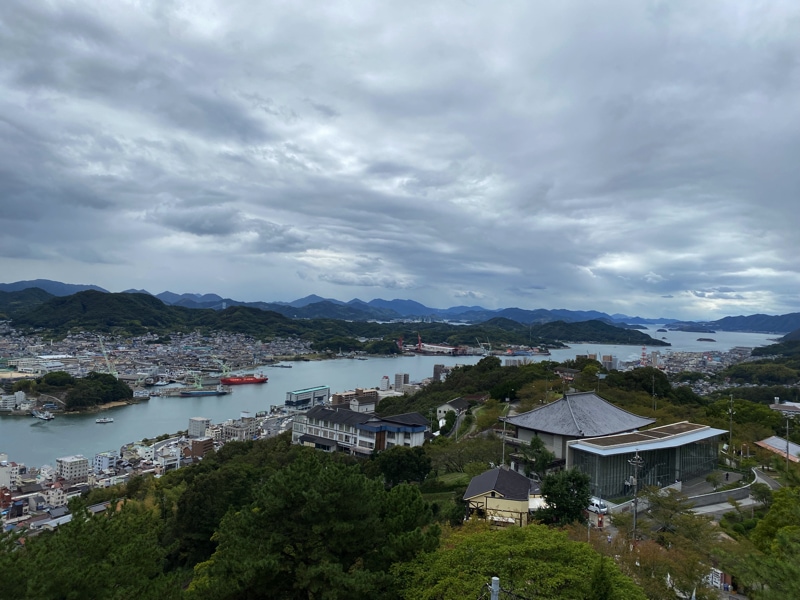 千光寺展望台からの景色