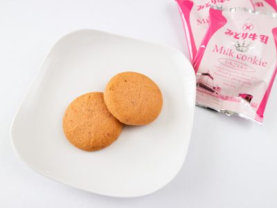 菊家 みどり牛乳いちごミルククッキー